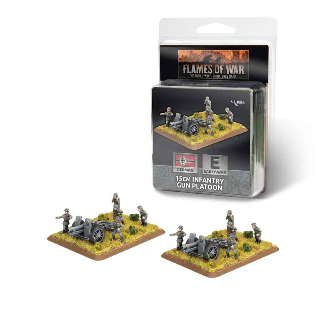 Flames of War - 15 cm infanterikanonpluton (2 kanoner)