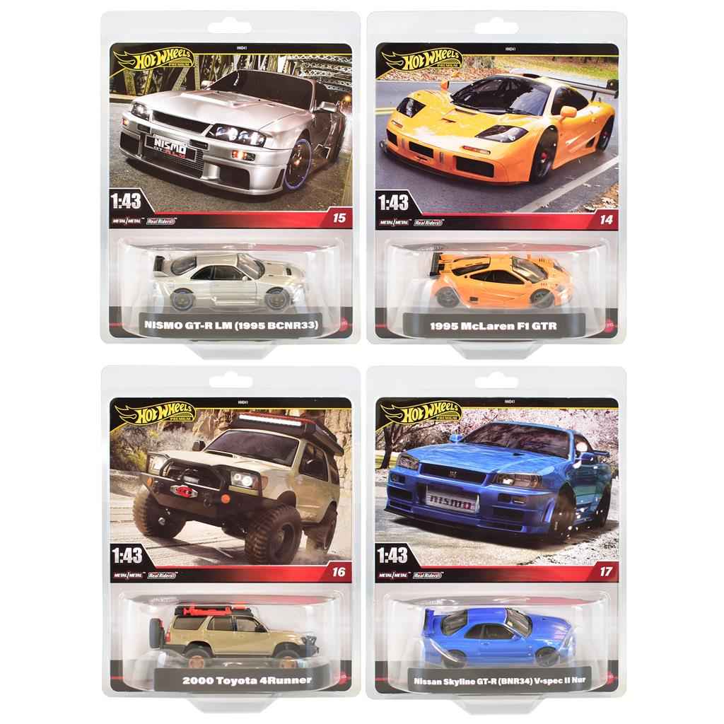 Hot Wheels Premium 1:43 [Importerad etikett på produkten]