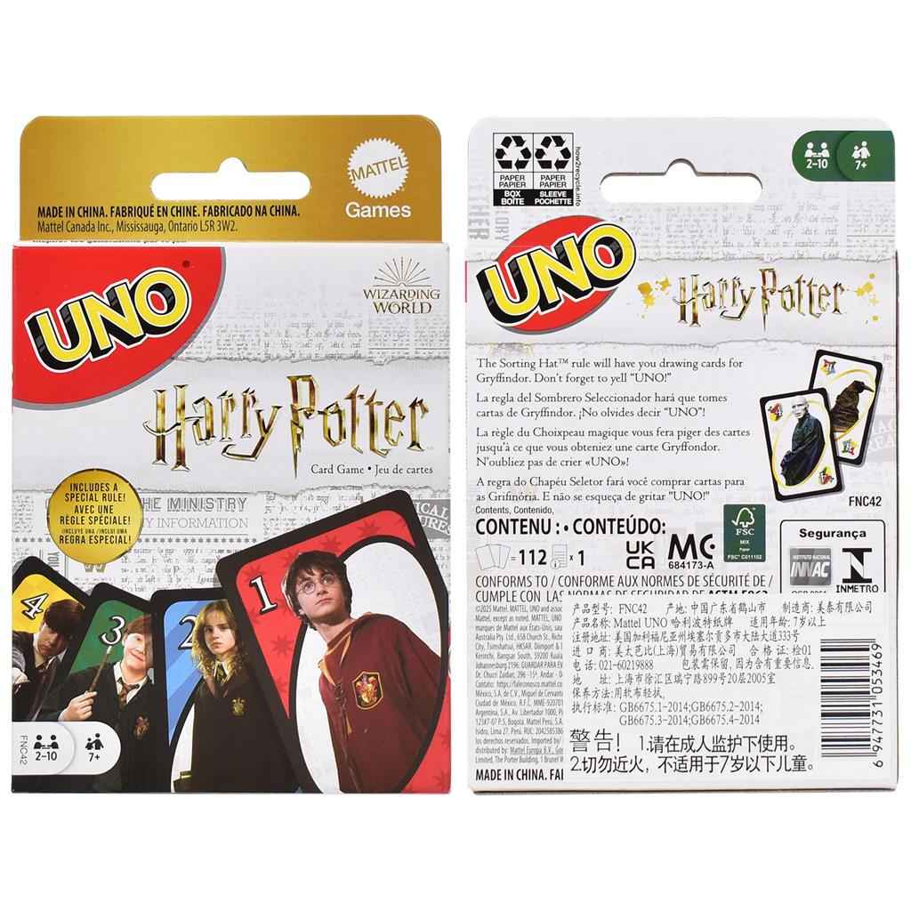 Uno Spel Harry Potter [Importerad etikett på produkten]