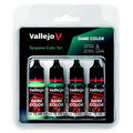 Vallejo - Game Color / 4 Paints - Turquoise Paint Set