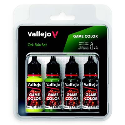 Vallejo - Game Color / 4 Paints - Orc Skin Set