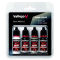 Vallejo - Game Color / 4 färger - Silver NMM Set