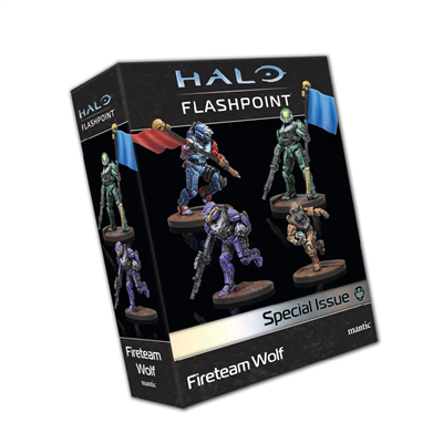 Halo: Flashpoint - Fireteam Wolf Specialutgåva med exklusiva Spartans-miniatyrer i högdetaljerad MasterCraft-resin