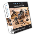 Halo: Flashpoint - ODST Scenery Set - Spelmiljöset med ODST Drop Pod och Tornvapen