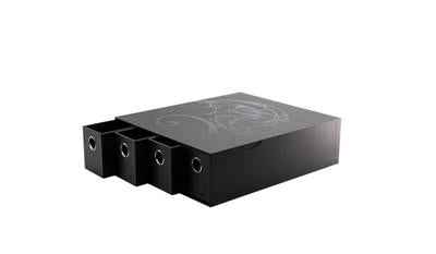 Dragon Shield Fortress – Horisontell – 4 fack – Svart