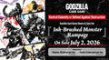 Godzilla Card Game Sleeve & Card Set Ink-Brushed Monster Rampage