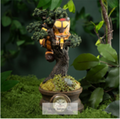 My Neighbor Totoro - diorama-bordsklocka med Mei, Satsuki & Chatbus i pinjeträdet