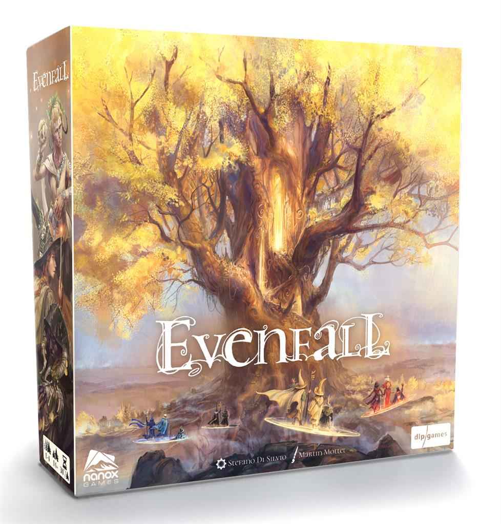 Evenfall – Professionellt kortdrivet spel för 1 till 4 spelare med magiska klaner och strategiskt resursutnyttjande