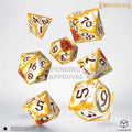 The Lord of the Rings: Ring-bearers – Full Art Dice Set - Whitefire Radiance