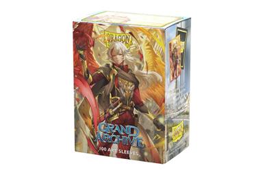 Dragon Shield Grand Archive Licens Standard Sleeves - Azrael, Ärkeängeln av Materia (100 Sleeves)