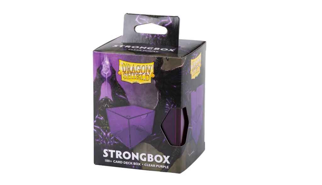 Dragon Shield Strongbox Box - Klar Lila