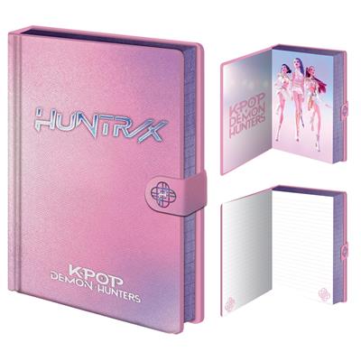 K-POP DEMON HUNTERS (IRRIDESCENT) PREMIUM Notebook with Belt