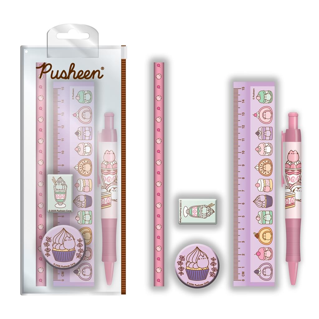 PUSHEEN (CUTE) DESK SET
