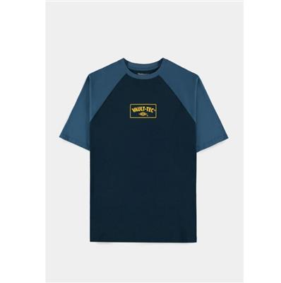 Fallout - Vault Boy Blå Unisex Raglan T-shirt - L