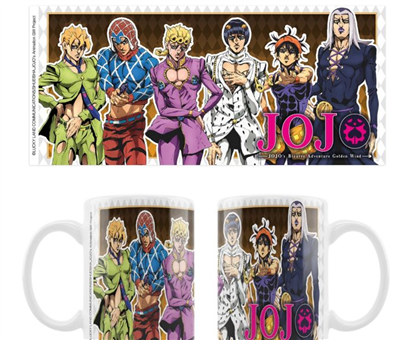 JoJo’s Bizarre Adventure: Golden Wind - Mugg - Huvudkaraktärer