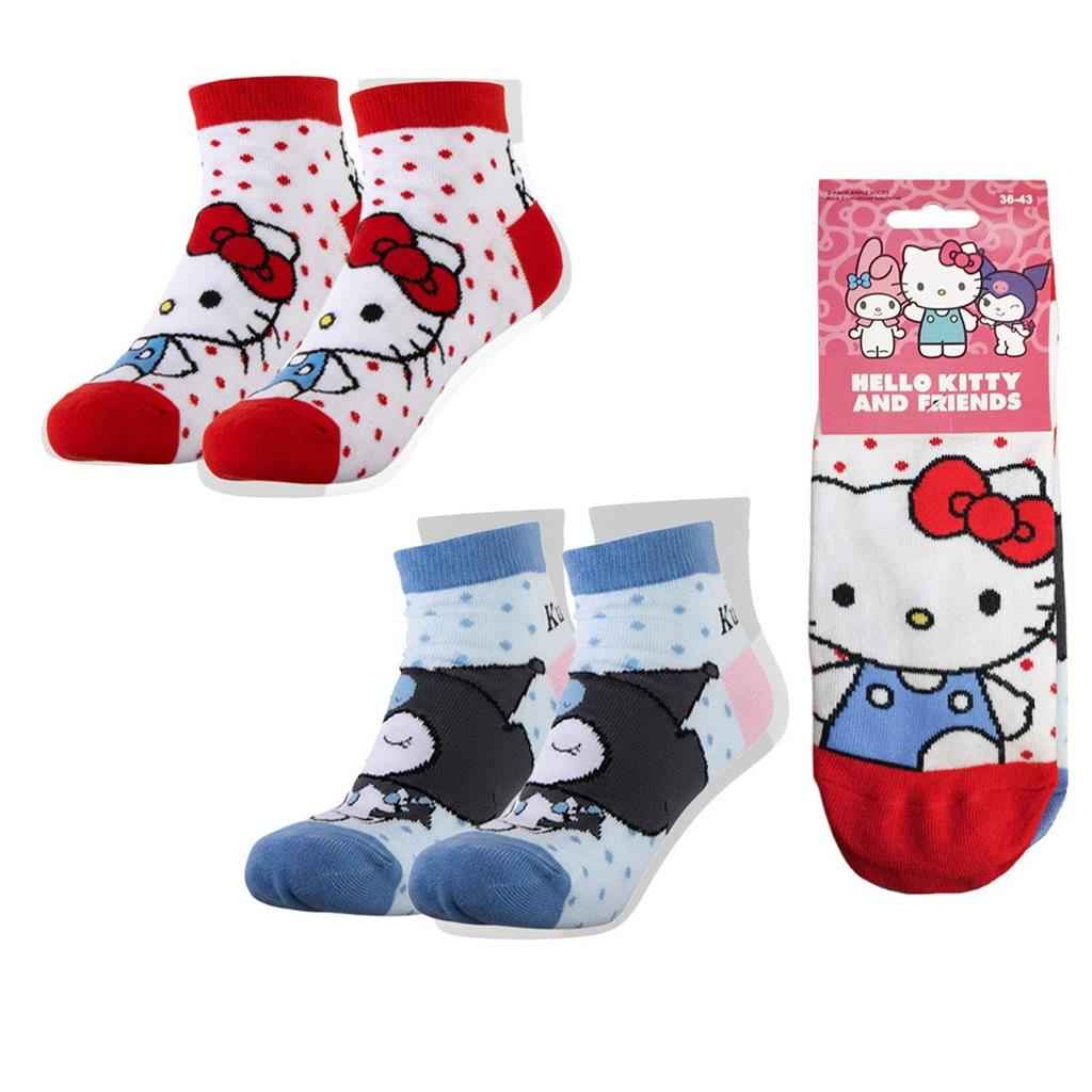 Hello Kitty - Strumpor 2-pack (EU36-43)
