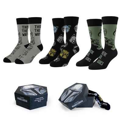 Star Wars: The Mandalorian - Strumpor 3-Pack (EU38-45)