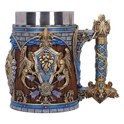 World of Warcraft Alliance-Tankard 16 cm – Officiellt licensierad drickkanna