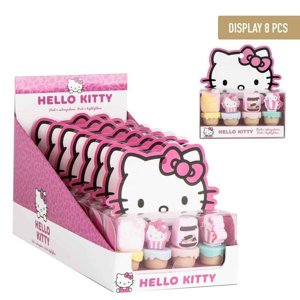 Hello Kitty - Set med 4 Markers