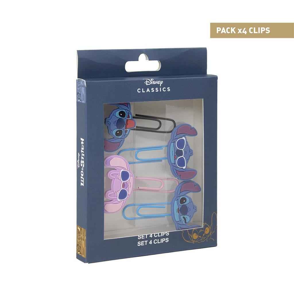 Disney - Stitch - Set med 4 Klämmor