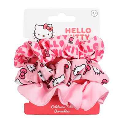Hello Kitty - 3-pack Scrunchies