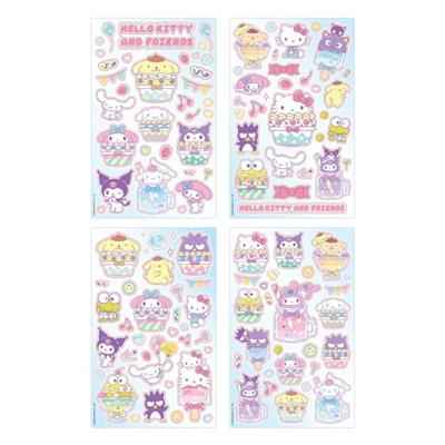 Hello Kitty & Vänner - Holografiskt Klistermärkesset 03 - Cupcake