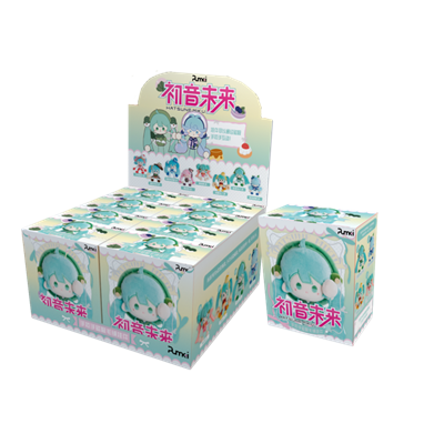 Hatsune Miku - Mini gosedjur Blind Boxed Display - CDU med 6