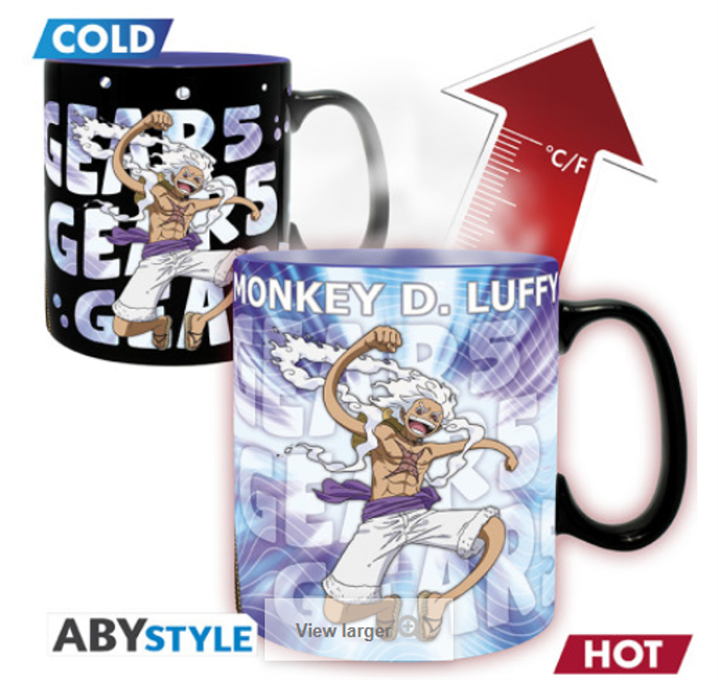 One Piece - Heat Change Mug 460 ml - Monkey D. Luffy - Gear 5th