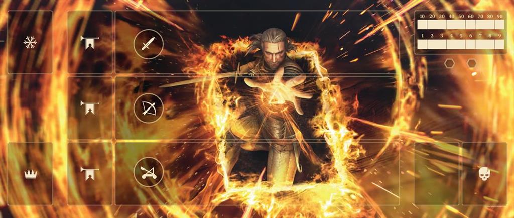 Gwent spelmatta Geralt 2026