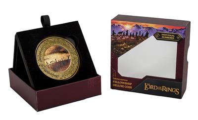 The Lord Of The Rings - Collectable Deluxe Coin with Display Stand - The Fellowship