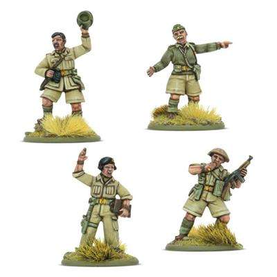 Bolt Action Brittiska 8:e Arméns Plutonsbefälhavare
