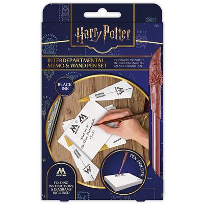 Harry Potter - Anteckningsblock & penna med trollstav