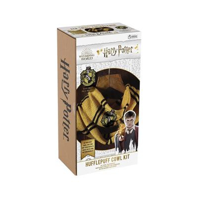 Harry Potter - Hufflepuff-mössa och halsduksstickningsset