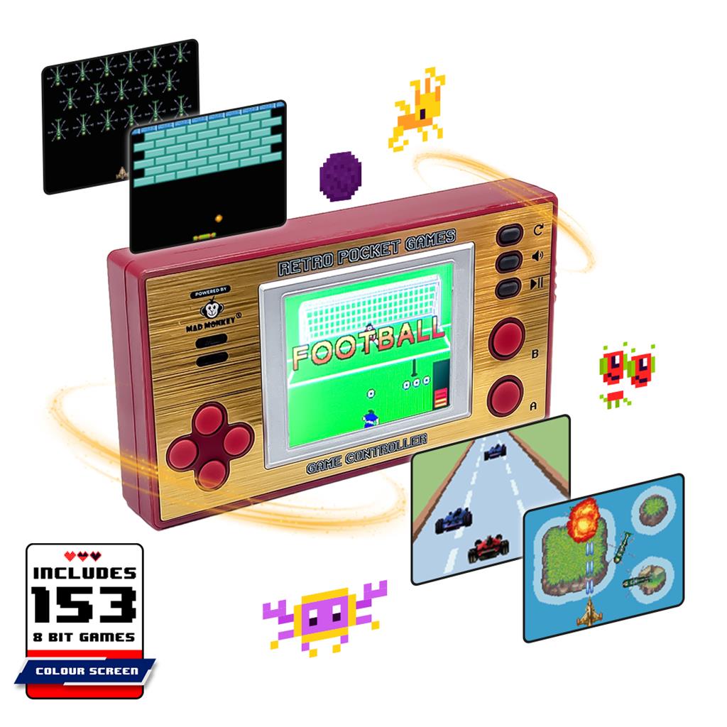 Mad Monkey - Retro Pocket Games (inkl. 153 8-Bit Games)