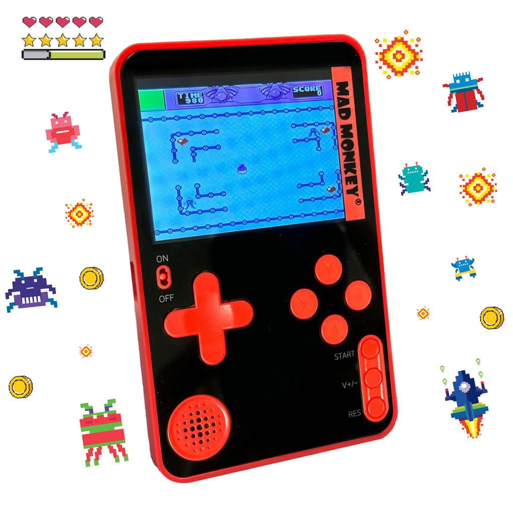 Mad Monkey - Retro Super Slim Console (inkl. 300 8-Bit Games)