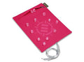 ENHANCE Roll on a Scroll™ Dice Rolling Mat & 12-delars set med 6-sidiga tärningar - Rosa