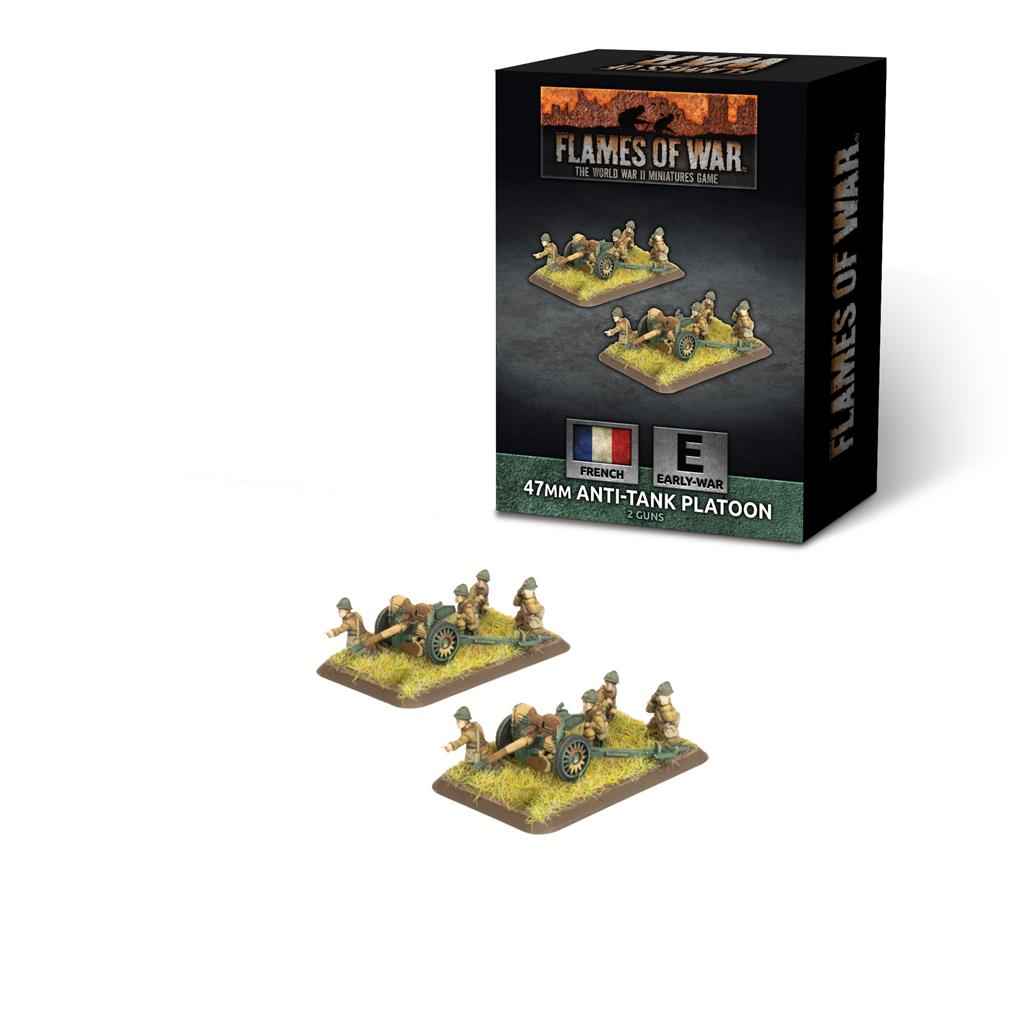 Flames of War - APX 47 mm modèle 1937 Anti-tankpluton (2 kanoner)