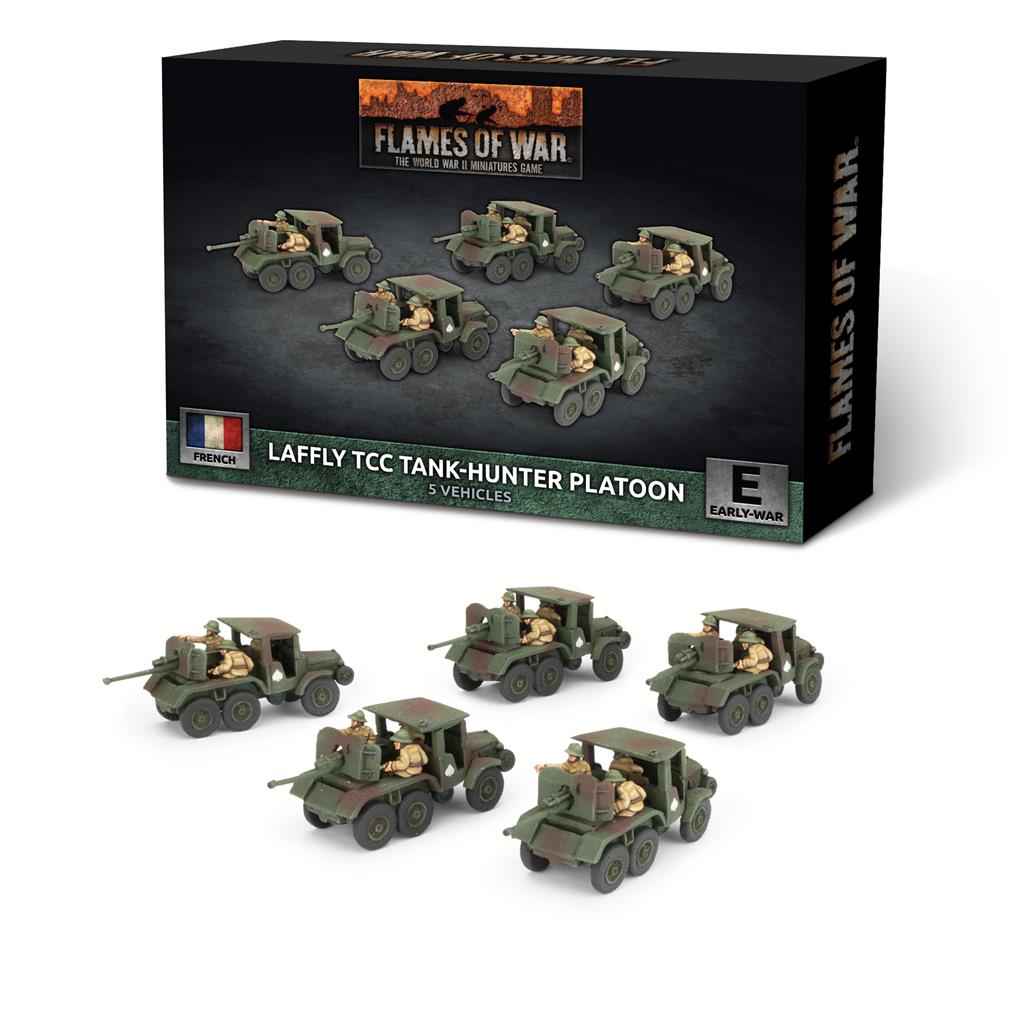 Flames of War - Laffly W15 TCC SP Anti-tank Pluton (x5)