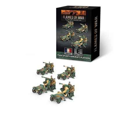 Flames of War - 75mm Självgående Robotbatteri Pluton (4 enheter)
