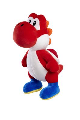 Super Mario - gosedjur - Röd Yoshi, 20 cm