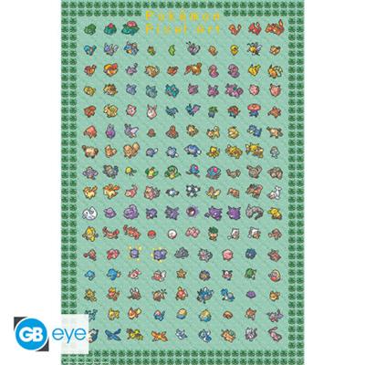 Pokemon - Maxi Poster (91,5x61 cm) - Pixel Art