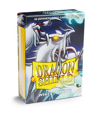 Dragon Shield Small Sleeves - Japansk Matt Vit (60 Sleeves) Arcane Tinmen