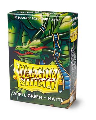 Dragon Shield Small Sleeves - Japansk Matt Äpplegrön (60 Sleeves) Arcane Tinmen