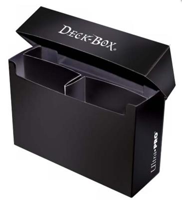 UP - Deck Box Solid - Oversized - Black Ultra Pro
