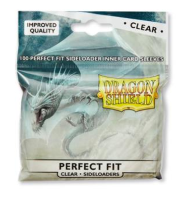 Dragon Shield Standard Perfect Fit Sideloading Sleeves - Clear/Clear (100 Sleeves) Arcane Tinmen