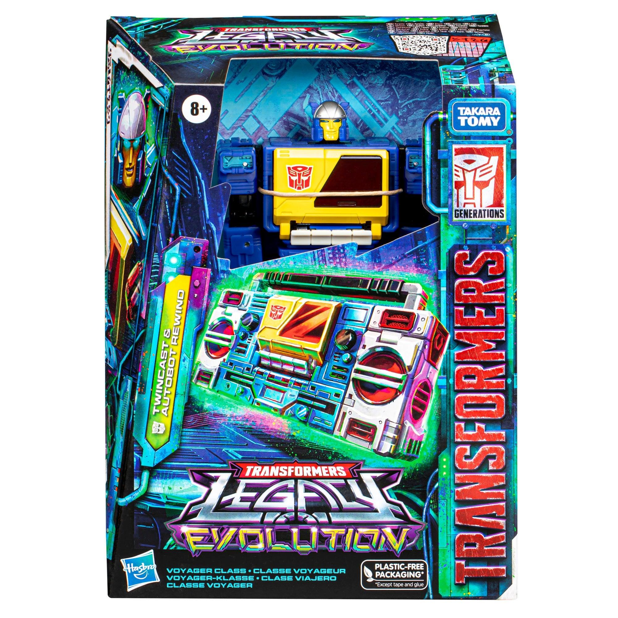Transformers Legacy Evolution Twincast och Autobot Rewind Hasbro
