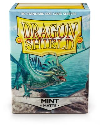 Dragon Shield Standard Sleeves - Matte Mint (100 Sleeves) Arcane Tinmen