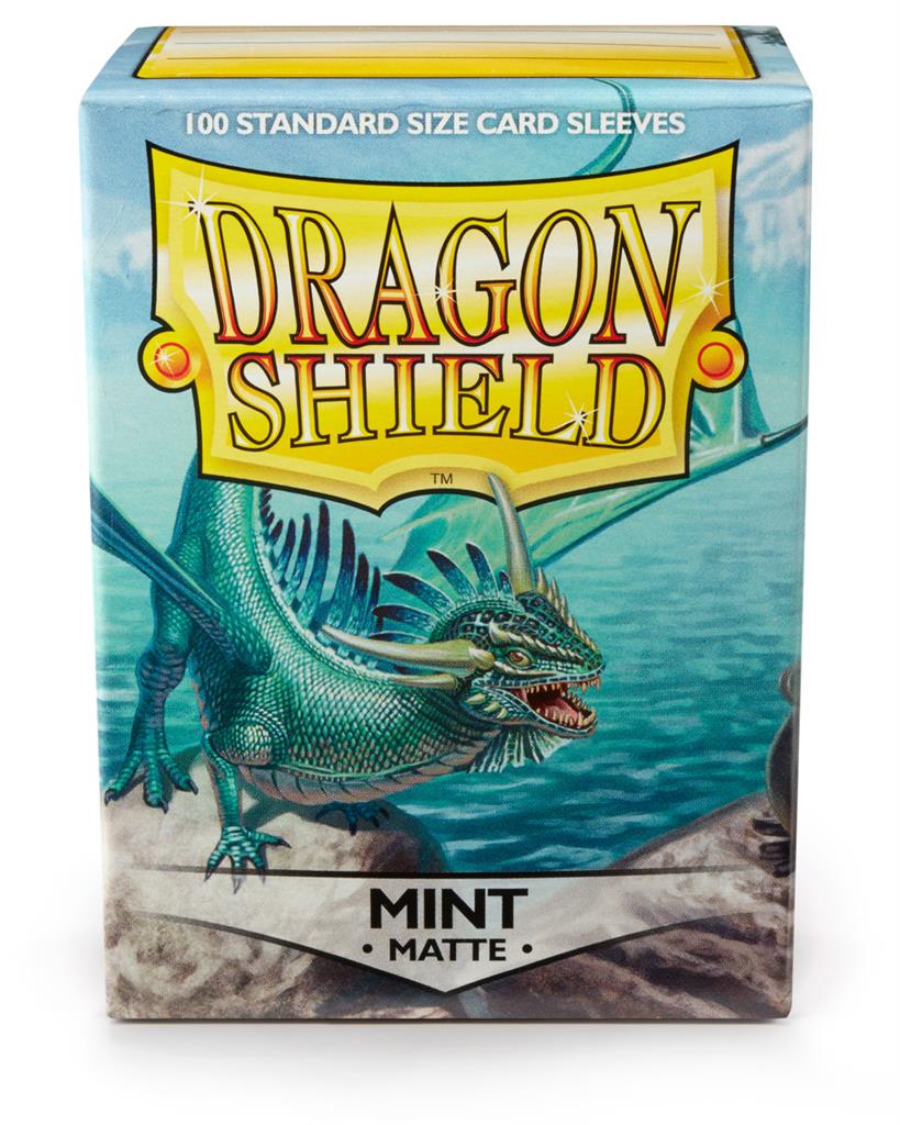 Dragon Shield Standard Sleeves - Matte Mint (100 Sleeves) Arcane Tinmen