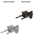 WizKids Deep Cuts Unpainted Miniatures: 2-Wheeled Cart