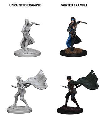 Pathfinder Deep Cuts Omålade Miniatyrer - Elf Female Rogue WizKids/NECA